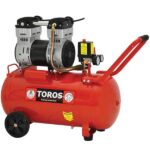 ΑΕΡΟΣΥΜΠΙΕΣΤΗΣ ΜΟΝΟΜΠΛΟΚ ΤOROS OIL FREE SILENT 50LT – 1.55HP (40152)