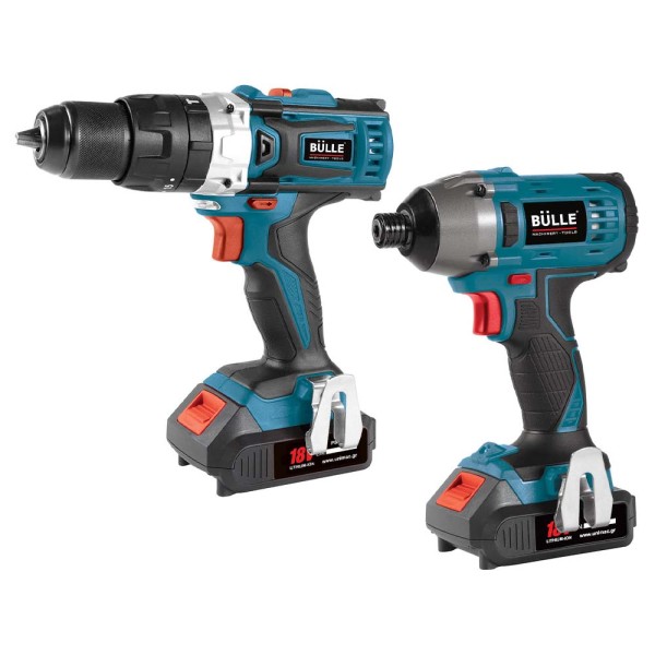 ΣΕΤ ΚΡΟΥΣΤΙΚΟ ΔΡΑΠΑΝΟΚΑΤΣΑΒΙΔΟ + ΠΑΛΜΙΚΟ ΚΑΤΣΑΒΙΔΙ BULLE 18V 2X2AH (633334)